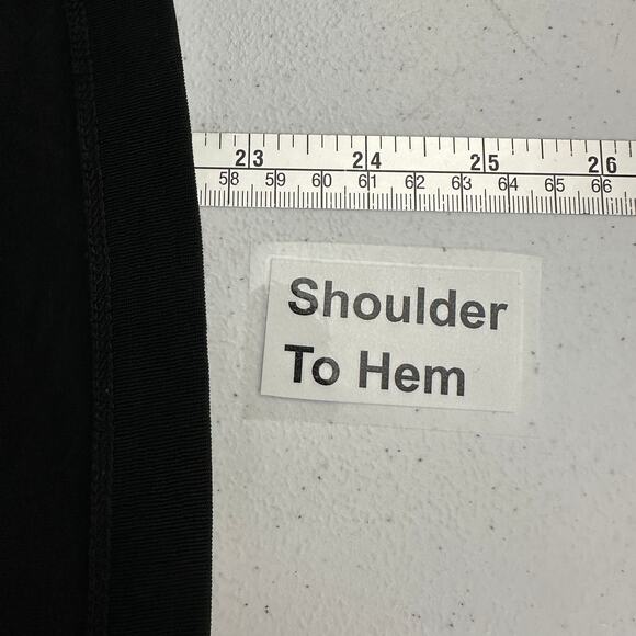 Chicos‎ Travelers Womens Cardigan Size 3 US XL Black Open Front Minimalist Lagom - Picture 7 of 8